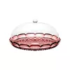 Guzzini Vanity Alzata per torta con campana, mauve