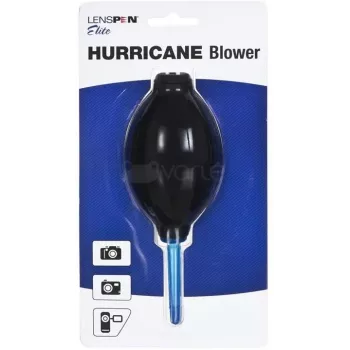 Lenspen HB-1 Soffietto per la pulizia ottica, bulbo in silicone, ugello antigraffio, nero con punta rossa