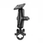 RAM MOUNTS RAM-B-149Z-347U Supporto a staffa a U con base a sfera da 1 pollice per tubi e manubri