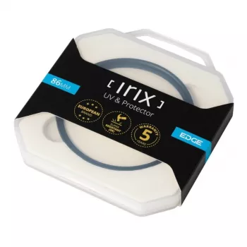 Irix Edge UV Protector SR 55mm filtro in vetro ottico super resistente con rivestimento a 16 strati, montatura sottile in alluminio anodizzato, trasmissione luminosa >99,5%