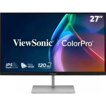 Monitor professionale ViewSonic VP2766-2K 27 pollici QHD IPS con USB-C 65W, KVM, calibrazione hardware