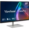 Monitor professionale ViewSonic VP2766-2K 27 pollici QHD IPS con USB-C 65W, KVM, calibrazione hardware