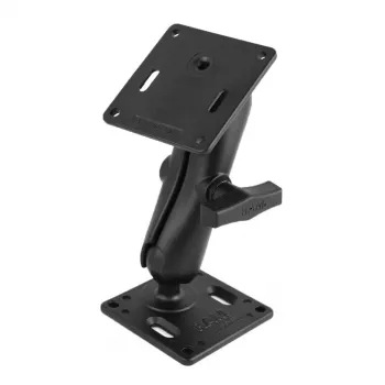 RAM MOUNTS RAM-102U-2461 adattatore a doppia piastra VESA 75x75 mm per basi a sfera da 1,5