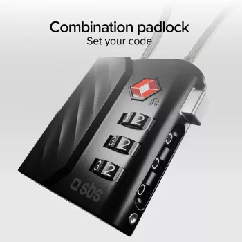 SBS lucchetto per bagagli con FindMy (TEFINDLOCK)