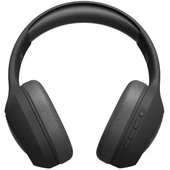 JAZ TEJZHEADMTVK Cuffie stereo on-ear con microfono, pieghevoli, Nero