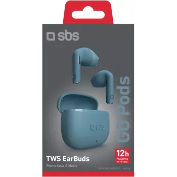 SBS Go Pods auricolari wireless TWS, petrolio (TEEARTWSGOPODSP)