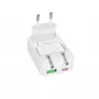 SBS TETRGANUSBTCFOLD20W Caricabatterie da parete GaN USB-C 20W pieghevole Bianco