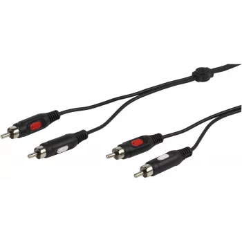Cavo audio Vivanco 2xRCA - 2xRCA 1.5 m (VVA2RCA15MMK)