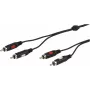 Vivanco cavo audio 2xRCA a 2xRCA 2,5 m (VVA2RCA25MMK)