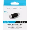 Vivanco adattatore audio RCA a RCA (VVAADAPRCAFF)