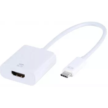 Vivanco adattatore da USB-C a HDMI 0,15 m, bianco (VVITADHDMITCW)