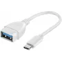 Vivanco adattatore da USB-C a USB-A 3.0 10 cm, bianco (VVITUSBTY3FM01W)