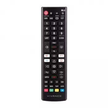 Vivanco VVREMOTELGK Telecomando universale per TV LG - Nero