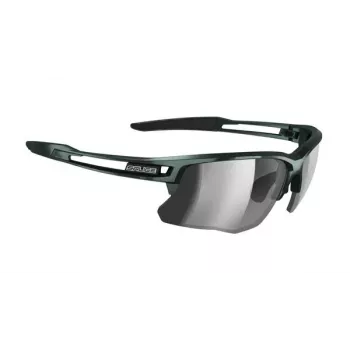 Salice 031RWX Green/RWX 1-3+RW argento occhiali da sole sportivi fotocromatici con lente di ricambio trasparente