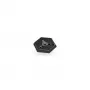 Manfrotto 030-14 piastra a sgancio rapido esagonale per sistema RC0, alluminio, nero