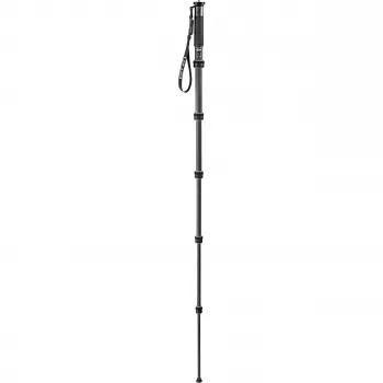 Gitzo GM2562T Traveler Series 2 monopiede in fibra di carbonio, 6 sezioni, altezza max. 142 cm, portata 12 kg, nero