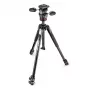 Manfrotto MK190X3-3W1 treppiede in alluminio con testa a 3 movimenti