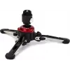 Manfrotto MVMXPROBASE piede per treppiede fluid con movimento FLUIDTECH 3D per treppiedi XPRO, nero