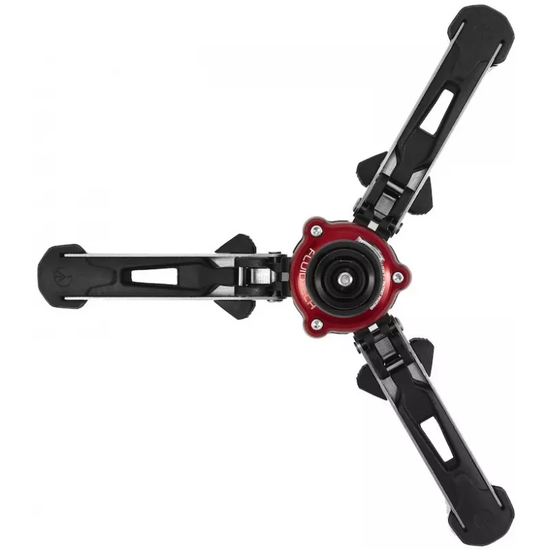 Manfrotto MVMXPROBASE piede per treppiede fluid con movimento FLUIDTECH 3D per treppiedi XPRO, nero