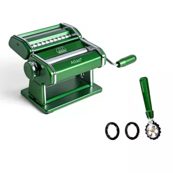 Marcato Atlas+ con Pastawheel macchina per pasta manuale verde