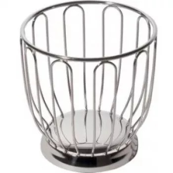 Alessi 370 portafrutta rotondo in acciaio inox