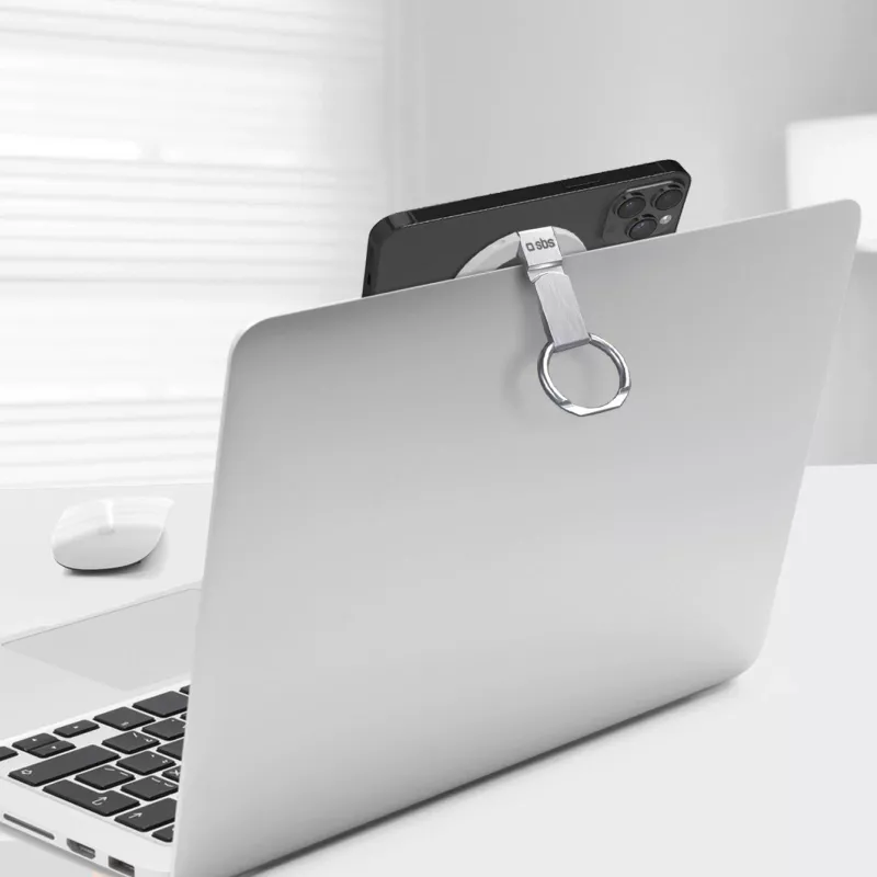 SBS Mag Ring Stand, supporto ad anello magnetico compatibile MagSafe per iPhone (TEMAGSFSTAND)