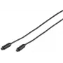 Vivanco cavo ottico Toslink, placcato oro, maschio-maschio, 2 m, nero (VVATOSL20K)