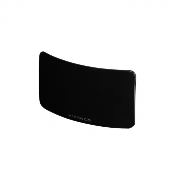 Vivanco VVTVANTMCIRCLE antenna interna per DVB-T/T2 con amplificazione 28 dB, filtro LTE/4G/5G, supporto DAB/DAB+, nero