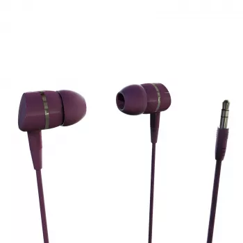 Vivanco VVEARSOLIDSOUNDR Auricolari in-ear con filo e connettore jack 3,5 mm, rosso