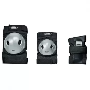 SPOKEY Roces Extra Three Pack protezioni per skate nero-grigio taglia L
