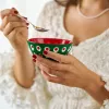 Guzzini Le Murrine set 2 ciotole 12 cm verde smeraldo/bianco/rosso