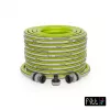 NO NAME Kiuma Lime 1/2 inch 20m tubo da giardino - PVC a 5 strati, NTS anti-torsione, pressione di scoppio 20 bar, resistente ai raggi UV e alle alghe, senza ftalati