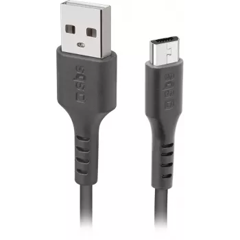 SBS cavo da USB a microUSB 1 m, nero (LTHL200)
