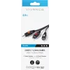 Cavo audio da 3,5 mm a 2xRCA Vivanco 2,5 m (VVAJACK2RCA25MMK)
