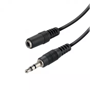 Vivanco VVAXJACK15MFK Prolunga audio jack 3,5 mm 1,5 m nero