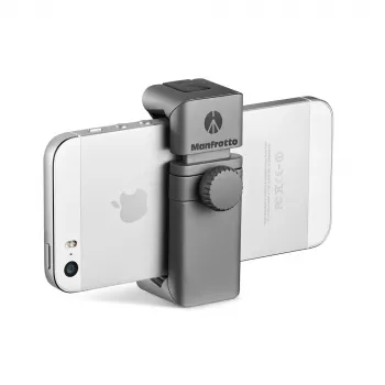 Manfrotto MTWISTGRIP Morsetto universale per smartphone con Twist-Lock, alluminio, nero/grigio