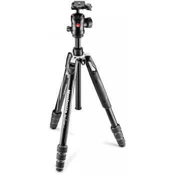 Manfrotto Befree GT Kit treppiede in fibra di carbonio con testa a sfera 496GT (MKBFRTA4GT-BH)