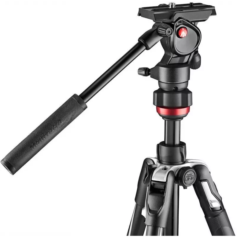 Manfrotto BEFREE Live Lever kit treppiede video in fibra di carbonio con testa fluida