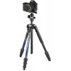 Manfrotto MKELMII4BL-BH Element MII treppiede in alluminio a 4 sezioni con testa a sfera, blu