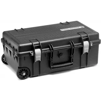 Manfrotto Pro Light Reloader Tough H-55 valigia rigida per attrezzatura fotografica, impermeabile e antipolvere IP67, lucchetto TSA, formato bagaglio a mano, nero