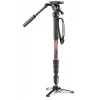 Manfrotto Element MII treppiede video con testa fluida serie 400, alluminio, nero