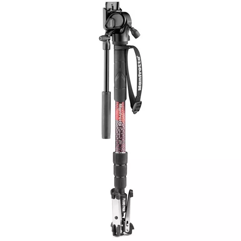 Manfrotto Element MII Monopiede video con testa fluida 400 Series, alluminio (MVMELMIIA4LIVE)