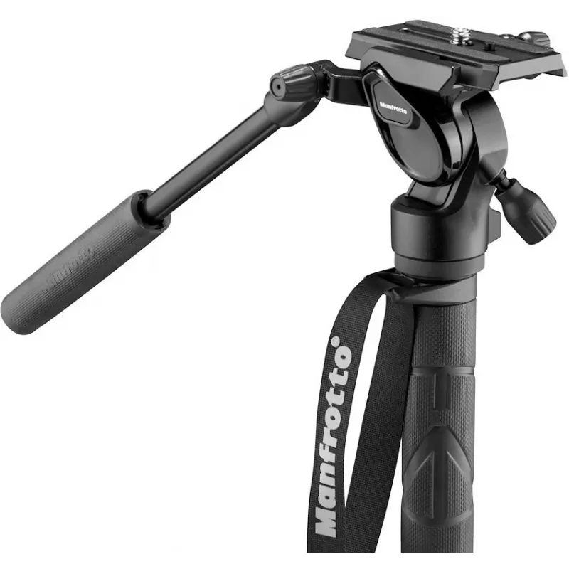Manfrotto Element MII Monopiede video con testa fluida 400 Series, alluminio (MVMELMIIA4LIVE)