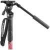 Manfrotto Element MII Monopiede video con testa fluida 400 Series, alluminio (MVMELMIIA4LIVE)