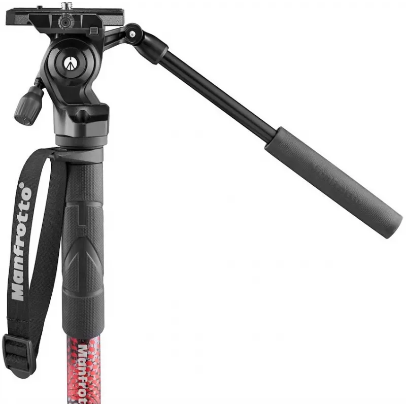 Manfrotto Element MII Monopiede video con testa fluida 400 Series, alluminio (MVMELMIIA4LIVE)