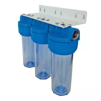 Senior Plus 3P BX custodia filtro acqua 3/4 inch BSP custodia trasparente per cartucce filtranti 9 3/4 inch