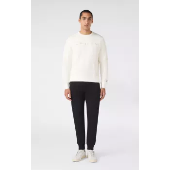 Champion pantaloni con polsini a costine uomo nero 220300 KK001 M