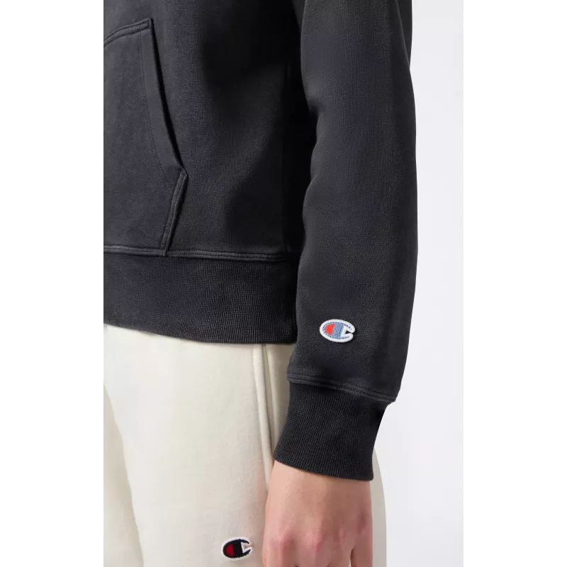 Champion felpa con cappuccio donna nero 118160 KK001 taglia L