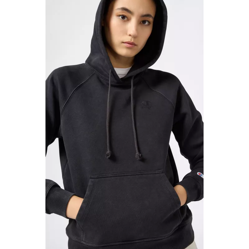 Champion felpa con cappuccio donna nero 118160 KK001 taglia L