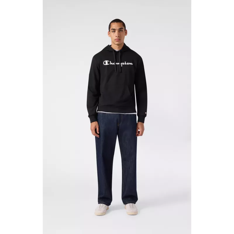 Champion felpa con cappuccio uomo nero 221917 KK001 L